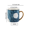 GobekUsa Japanese Style Ceramic Mug with Spoon and Lid