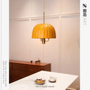 GobekUsa Leather Chandelier: European Bedroom Single Head Design