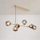 GobekUsa LED Glass Pendant Chandelier: Modern Nordic Style for Dining Room, Bedroom Decor