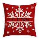 GobekUsa Christmas Elk Letter Pillowcase 45x45cm for Living Room