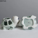 GobekUsa Cartoon Turtle Ceramic Vase for Stylish Table Decor & Flower Arrangement