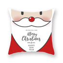 GobekUsa Christmas Santa Elk Pillowcase 45x45cm for Sofa Chair Decor