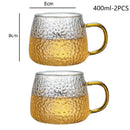 GobekUsa Borosilicate Glass Water Cup with Handle - Heat Insulation Lemon Tea & Juice Cup