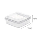 GobekUsa Japanese Flip-Top Refrigerator Storage Box for Butter, Cheese Slices, and Spices