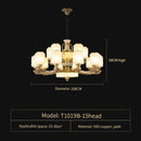 GobekUsa Jade Chandelier for Luxe Living Spaces