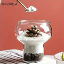 GobekUsa 520ml Gourd Shaped Glass Cup Set - Versatile Drinkware for Coffee, Tea, and More
