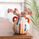 GobekUsa Cartoon Ceramic Vase Teapot Handmade Porcelain Flowerpot Decoration Accessories