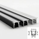 GobekUsa LED Aluminum Profile Recessed U/YW-Shape Hidden Channel Milky Cover Bar Strip Light