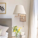GobekUsa Adjustable Rocker Arm Wall Lamp for Living Room and Bedroom