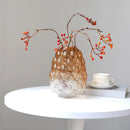 GobekUsa Gradient Glass Vase for Home Decor & Hydroponic Flowers