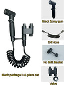 GobekUsa High Pressure Handheld Bidet Sprayer Set for Bathroom Hygiene and Cleaning