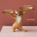 GobekUsa Cat Resin Tray: Chic Home & Office Decor Accessory