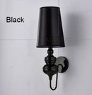 GobekUsa Guards Wall Lamps: Gold Silver Black White Decor Lighting Fixture for Hotel Home.