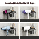 GobekUsa Hair Tool Organizer Rack Bathroom Shelves Blower Storage Shelf