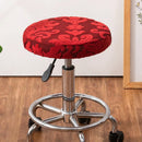 GobekUsa Jacquard Elastic Bar Chair Cover - Stretch Round Seat Protector