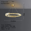 GobekUsa Crystal LED Pendant Chandelier for Home Decor & Hospitality