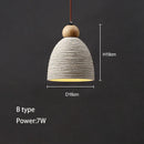 GobekUsa Concrete High Pendant Chandelier for Bedroom, Restaurant, and Bar
