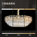 GobekUsa Crystal Chandelier: Modern Luxury Round Italian Restaurant Light