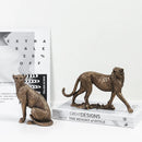 GobekUsa Leopard Statue Decoration - Modern Home Office Decor-Gifts