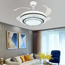 GobekUsa LED Ceiling Fan with Remote Control, Modern ABS Blades, 110V 220V