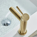 GobekUsa Gold Basin Faucet: Stainless Steel Single Handle Mixer for Bathroom and Kitchen