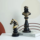 GobekUsa Chess Figurines: 30cm International Chess Set for Home Decor