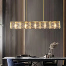 GobekUsa LED Glass Pendant Light Dimmable Chandelier Kitchen Island Decor