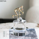 GobekUsa Crystal Sculpture: Abstract Figures Desk Decoration for Room Aesthetic