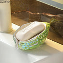 GobekUsa Bitter Gourd Ceramic Soap Dish - Bathroom Accessories Drainage Rack & Storage Container