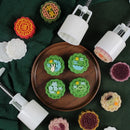 GobekUsa 3D Cherry Blossom Mooncake Mold for Mid-autumn Festival Baking