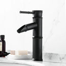 GobekUsa Antique Brass Bamboo Single Handle Basin Faucet