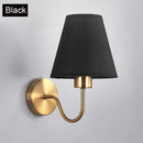 GobekUsa Gold Fabric Wall Lamp for Modern Nordic Style Living Spaces