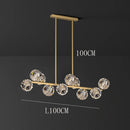 GobekUsa Crystal Chandelier Pendant Light for Living & Dining Room Luxury Decor