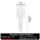 GobekUsa LED Chandelier: Modern Staircase & Kitchen Pendant Light for Home Decoration