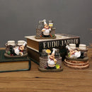 GobekUsa Bearded Chef Resin Figure Sculpture Modern Kitchen Desk Decor Ornaments