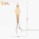 GobekUsa Japanese Zen Art Floor Lamp for Living Room Bedroom Study Loft