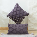 GobekUsa Embroidered Diamond Cushion Cover for Modern Living Room Decor