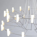 GobekUsa Luxe Iron Wire Round LED Chandelier for Living & Dining Room