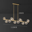 GobekUsa Crystal Chandelier Pendant Light for Living & Dining Room Luxury Decor