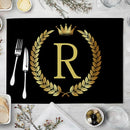 GobekUsa Kitchen Table Mats Set of 4, 42*32cm, Cotton Linen Coasters for Dining Home Decor