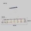 GobekUsa Glass Pinecone LED Chandelier: Modern Art Deco Pendant Lighting