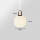GobekUsa Glass Stripe LED Pendant Lights for Stylish Indoor Home Decor