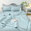 GobekUsa Korean Style Bubble Yarn Quilted Summer Comforter Set