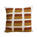 GobekUsa Geometric Embroidery Circle Stripe Cushion Cover | Home Sofa Decor Pillowcase