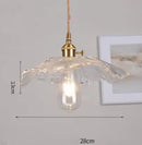 GobekUsa Blue Glass Pendant Lights for Bedroom Dinning Living Room