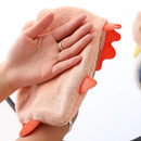 GobekUsa Double-layer Coral Velvet Hand Towel: Absorbent, Quick Dry, Skin-friendly Kitchen Bathroom Towels