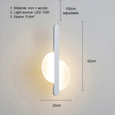 Modern Metal LED Pendant Light in Black or White