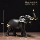 GobekUsa Elephant Resin Sculpture: Luxury Animal Statue for Home & Office Decor