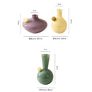 GobekUsa Geometric Glass Sphere Vase for Home Decor and Flower Arrangements