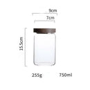 GobekUsa Glass Hermetic Storage Jars with Airtight Lids